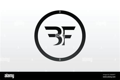 Initial BF Letter Logo With Creative Modern Business Typography Vector ...