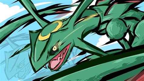 Rayquaza Pokémon 4K Ultra HD Wallpaper by ishmam