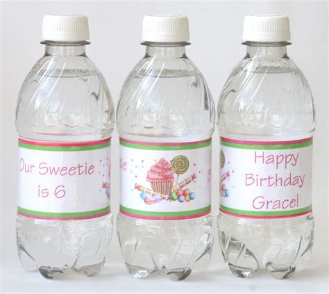 {How-to} Make Custom Water Bottle Labels - Glorious Treats