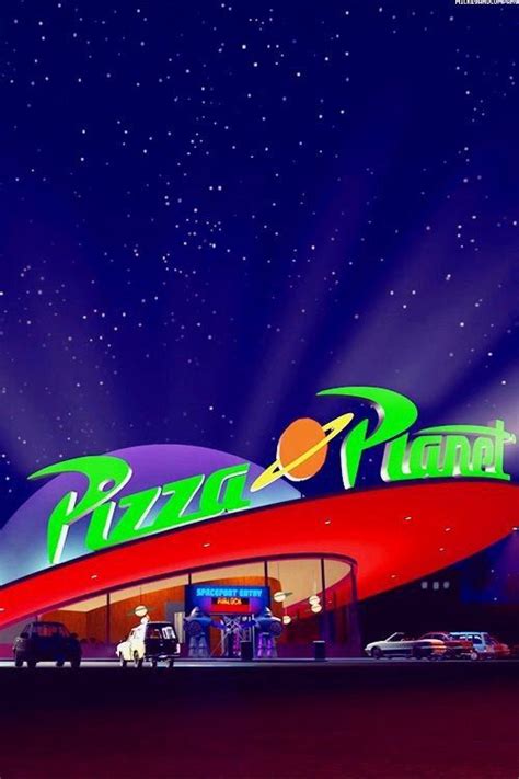 Pizza Planet on We Heart It | Disney wallpaper, Toy story movie, Disney art