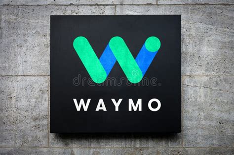 Waymo company logo editorial stock image. Image of technology - 251050929