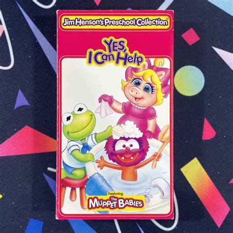 Jim Henson's Preschool Collection Yes I Can Help Muppet Babies Rare VHS ...