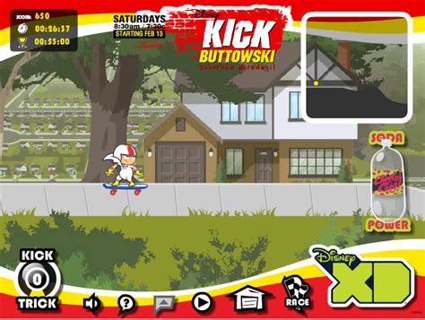 Kick Buttowski - Race games, Sport games - GamingCloud