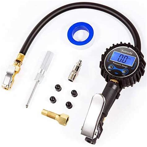 3.best digital tire pressue gauges: AstroAI Digital Tire Inflator with ...