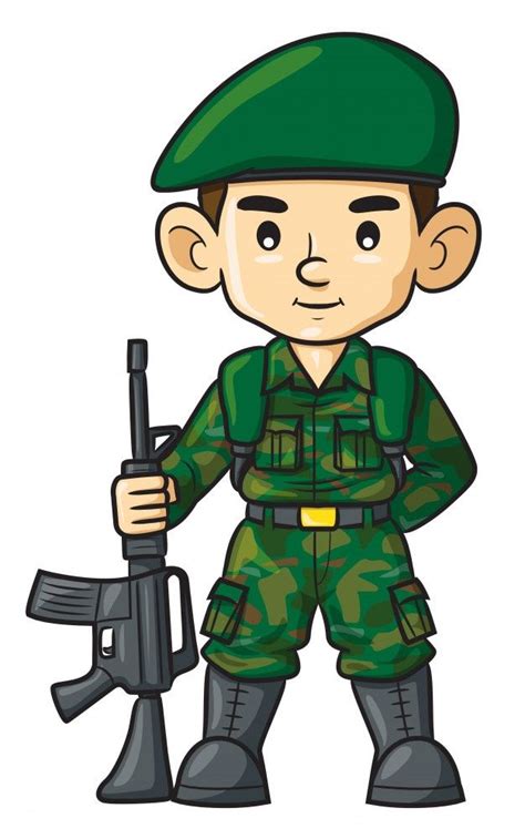 Premium Vector | Soldier cartoon | Dibujos de policias, Imagenes de ...