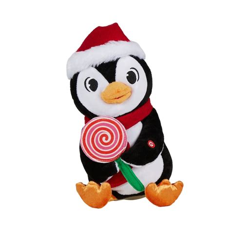 Gemmy Babbling Bobbler-Penguin w/Lollipop in the Novelty Christmas ...