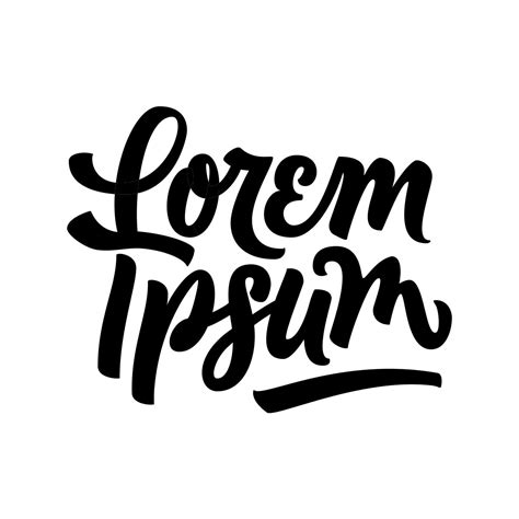 Brush Script Logo Design "Lorem Ipsum": Design of Calligraphy Logos ...