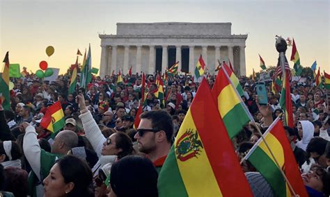 BOLIVIAN COMMUNITY IN WASHINGTON DC CONVENES FOR PEACEFUL RALLY ...