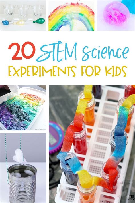 20 Easy and Fun STEM Science Experiments for Kids #STEM #science # ...