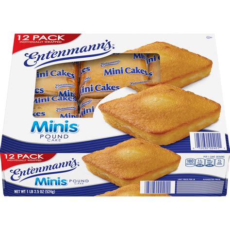 Entenmann's Mini Pound Cake 12 Ct 18.5 Oz | Shop | Elmer's County Market