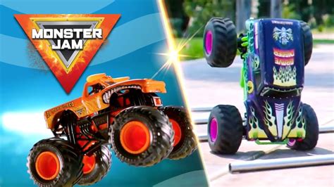 Awesome Grave Digger & El Toro Loco Stunts | Monster Jam | Monster ...