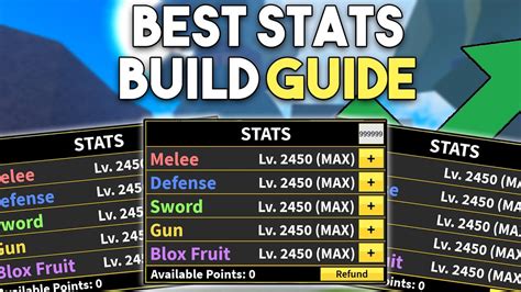 The BEST STATS BUILD Guide In Blox Fruits! - Update 19 - YouTube