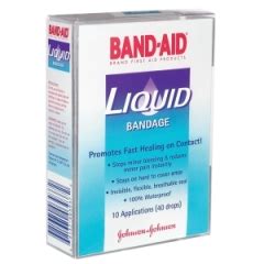 BAND-AID Brand 3937: Liquid Bandage – 10 / Box – Clear | OfficeWorld.com