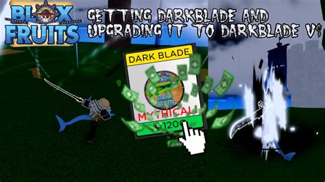 Finally getting the Darkblade in Blox fruits and upgrading it to V3 ...