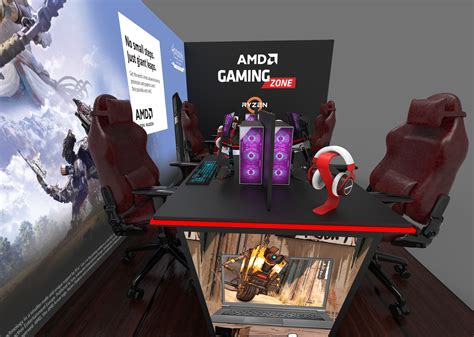 AMD Gaming Zone :: Behance