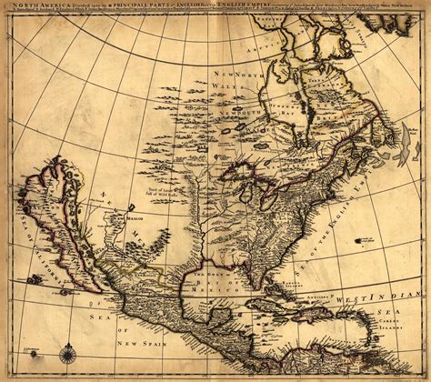 Map of United States in 1600's | North america map, America map ...