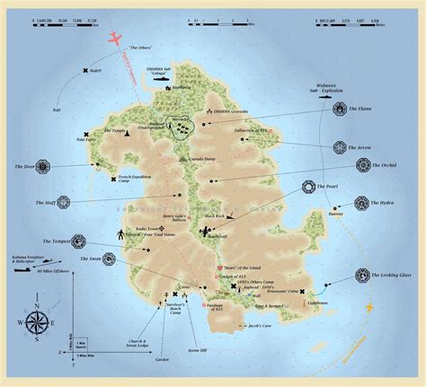 Cartographer Creates Full Map Of LOST Island | Bit Rebels