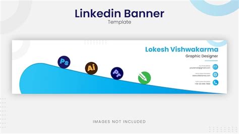 Premium Vector | LinkedIn Banner Template for Graphic Designer