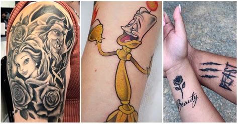 Top 51+ beauty and beast tattoo - in.cdgdbentre