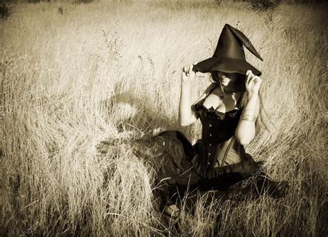 Witch in the field — Stock Photo © igor_igorevich #17439671