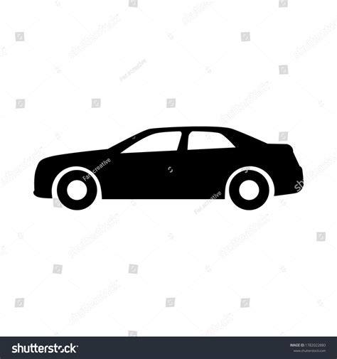 Car Vector Icon Side View Stock Vector (Royalty Free) 1782022880 ...