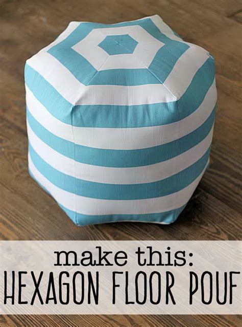 30 DIY Ottoman & Floor Pouf Projects: Awesome Tutorials & Ideas for ...