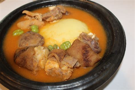 Fufu with Goat Meat Light Soup Recipe