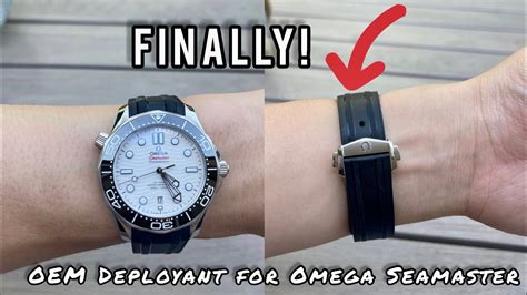 OEM Deployant Clasp for Omega Seamaster! - YouTube