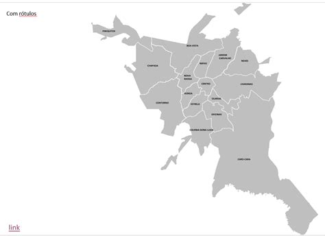 Forest-GIS » Mapa com os Bairros de Ponta Grossa, PR