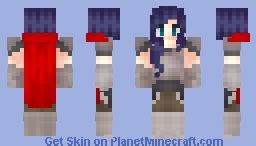 Warrior girl Minecraft Skin