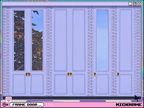 The Sims Resource - frame door set