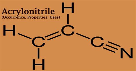 Acrylonitrile (Occurrence, Properties, Uses) - Assignment Point