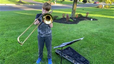 Trombone practice - YouTube