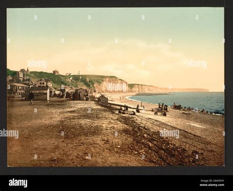 The beach, Fecamp, France Stock Photo - Alamy