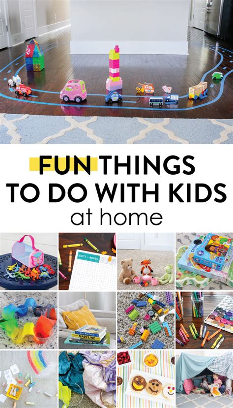 Simple Things to Do with Kids At Home - The Littles & Me