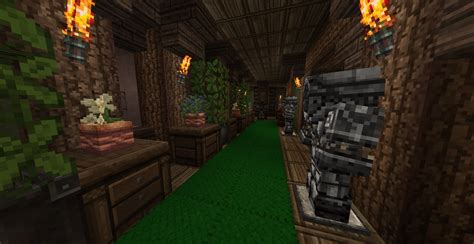 Minecraft - Hallway. | Minecraft interior design, Minecraft house ...