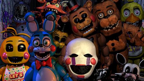 FNAF 2 All Animatronics attack - YouTube