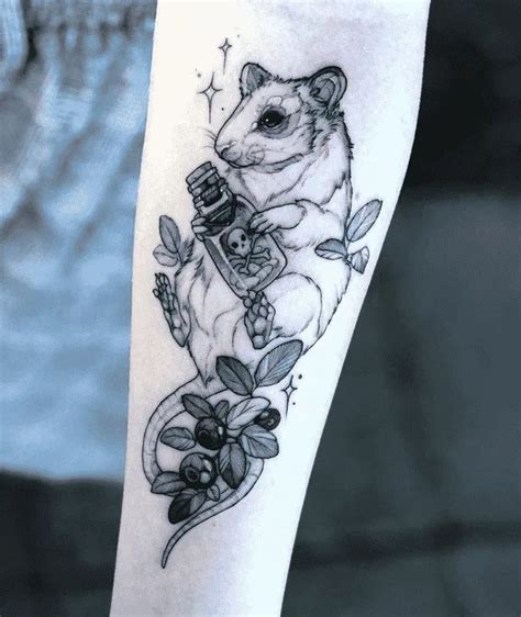 Rat Tattoo Design Images (Rat Ink Design Ideas) | Rat tattoo, Cute ...