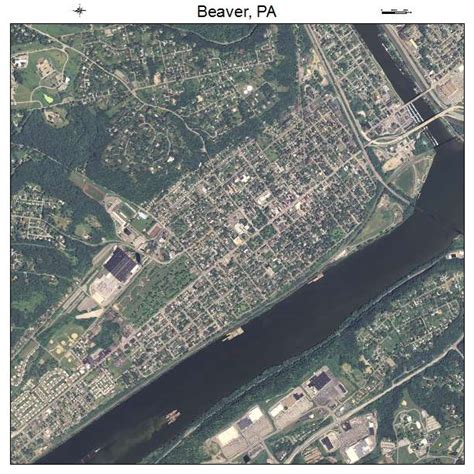 Aerial Photography Map of Beaver, PA Pennsylvania