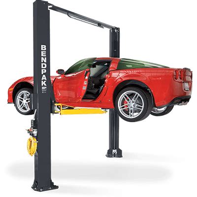 BendPak XPR-10AS Two Post Lift, 4,536-kg. Capacity, Asymmetric