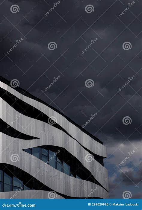 Futuristic office building stock photo. Image of architecture - 299029990