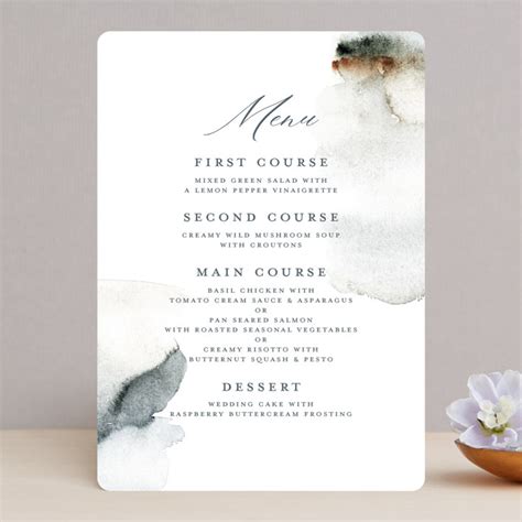 Grand Escape Menus by Petra Kern | Minted