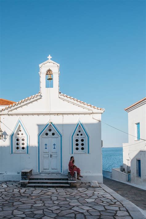 Andros is filled with stunning Cycladic architecture and churches ...