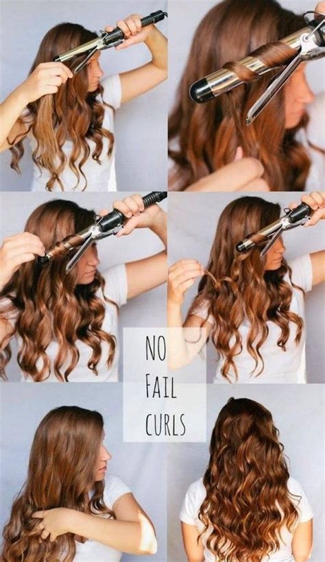 How to Curl Your Hair Using Curling Iron,1. Beachy Waves,2. Spiral ...