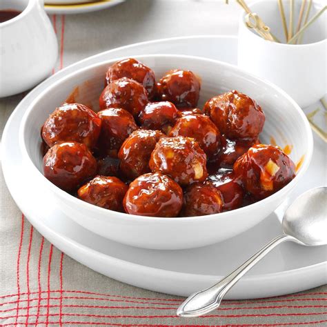 Meatballs in Barbecue Sauce Recipe | Taste of Home