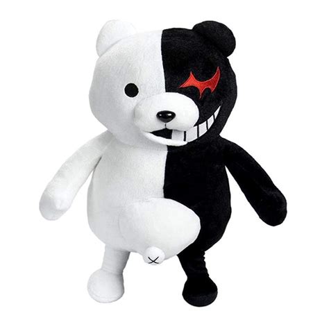 Buy Lixinya Monokuma Monomi Plush Doll Black and White Bear Anime Plush ...