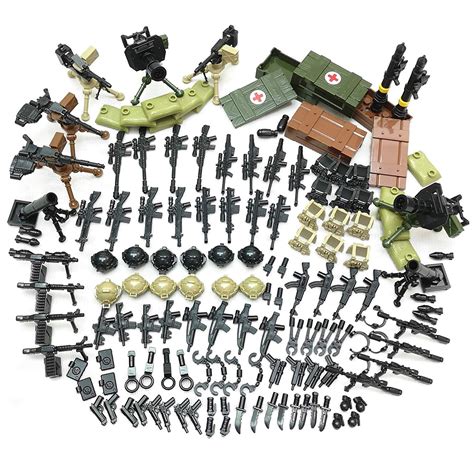 LEGO Guns Magnum Revolver Pistol Lot of 15 Handgun Army Military Weapon ...