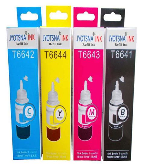 JYOTSNA INK EPSON L360 REFILL CMYK Ink Pack of 4 - Buy JYOTSNA INK ...