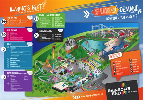 Rainbow's End Map and Brochure (2024 - 2016) | ThemeParkBrochures.net