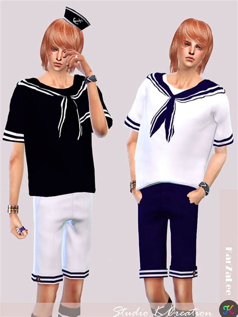 Sims 4 Sailor Uniform Cc